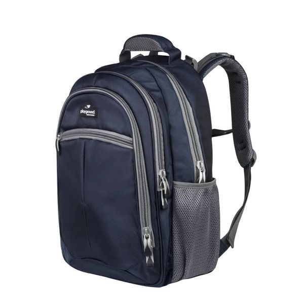 Playground Orthopaedic Backpack Navy &amp; Grey