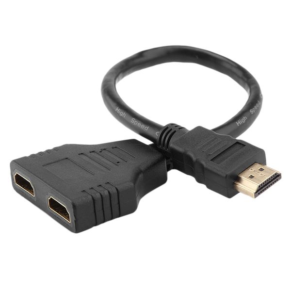 Splitter One in Two Male To Double Female Adapter Cable