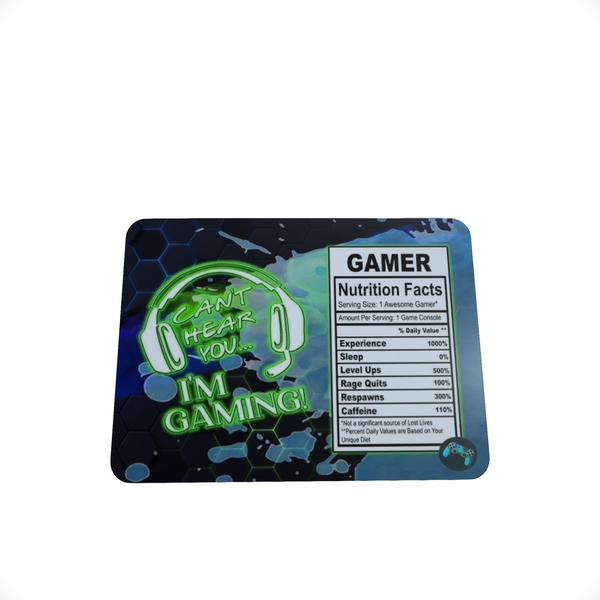 Gamer Nutrituon Facts - Mouse Pad
