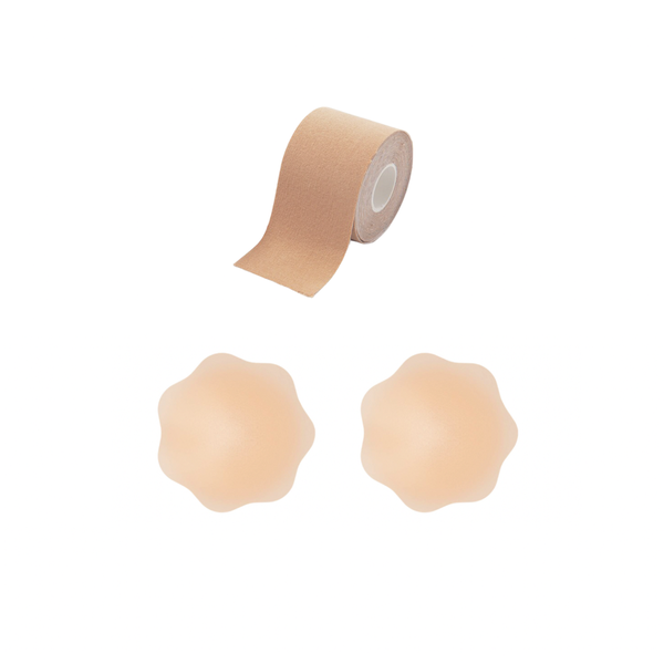 Silicone Nipple Cover and Boob Tape Set
