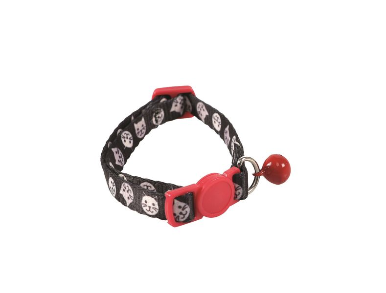 M-Pets Eco-Friendly Zany Cat Collar - Black