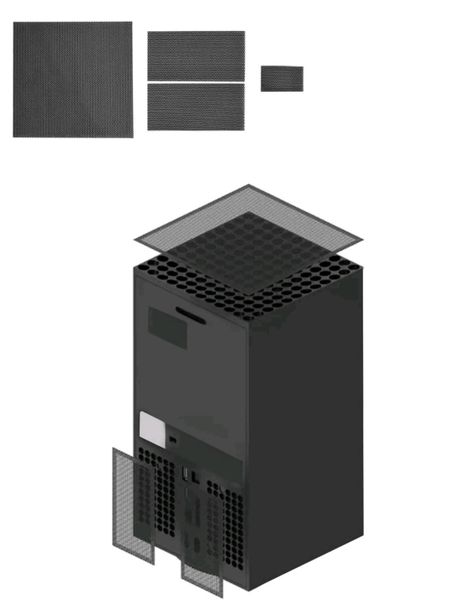 4 Piece Xbox Series X Dust Mesh Filter