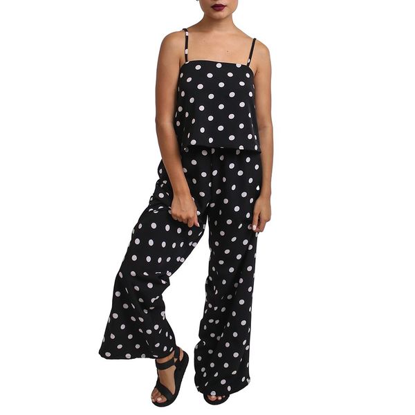 Volcom - Women's - Harley &amp; J Top-Black Polka Dot