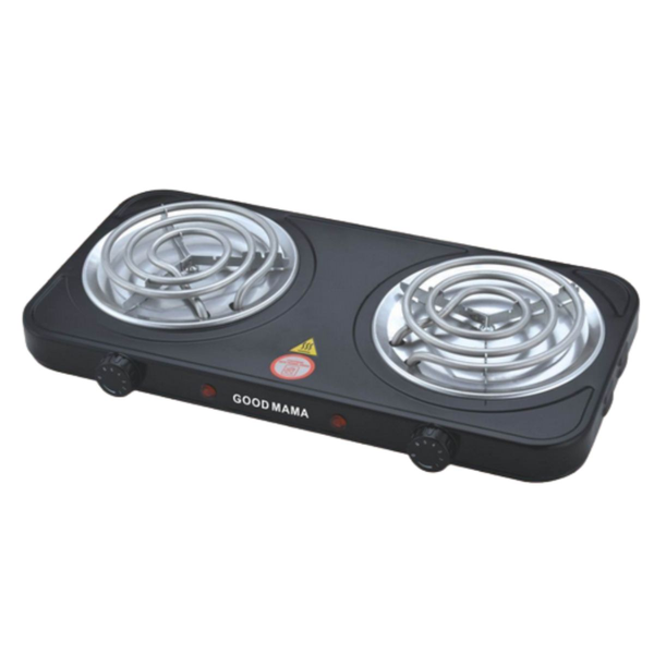 Electric Good Mama 2 Plate Spiral Stove - Electric