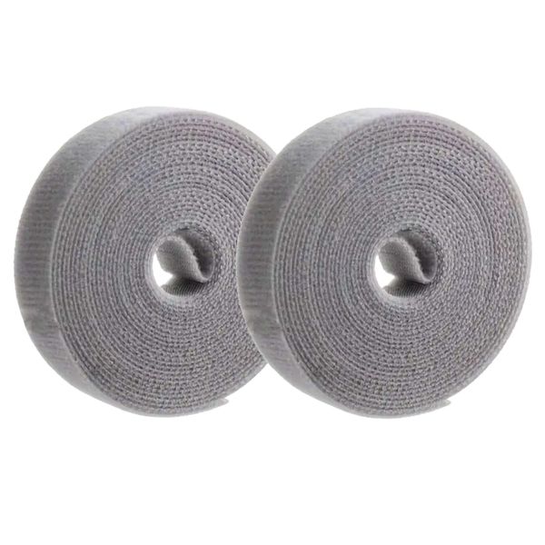 Grey Hook And Loop Double Sided