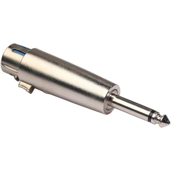 Mono Male to XLR Female Adapter Audio Converter for Microphones Camcorders