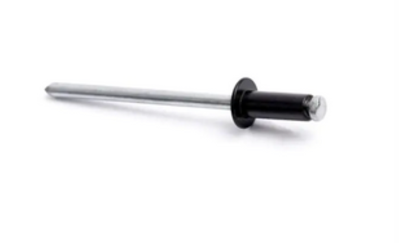 KHASA Blind Rivets, 4.0mm x 10mm, Aluminium, Black Coated, 500 Pieces