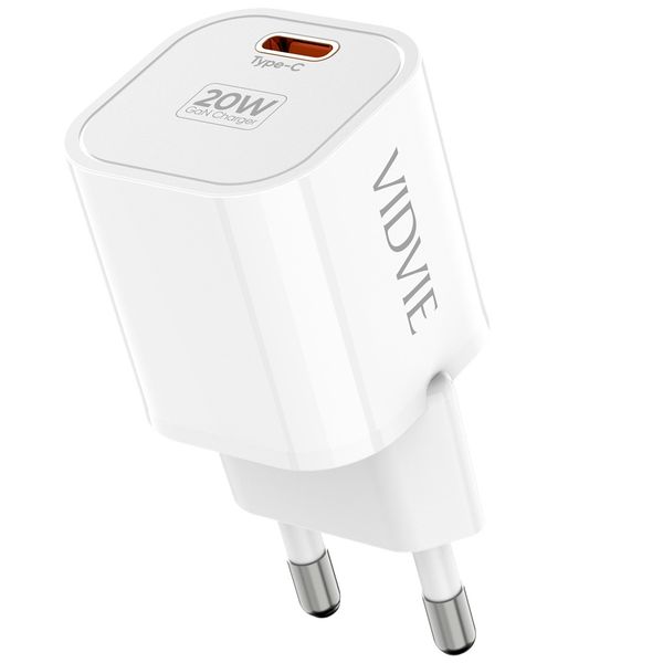 Vidvie PLE253 20W GaN Fast Charger with Type-C to Type-C Cable