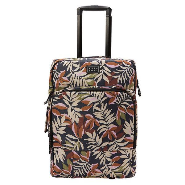 Billabong Womens Keep It Rolling Carry On Suitcase - Black Sands 1
