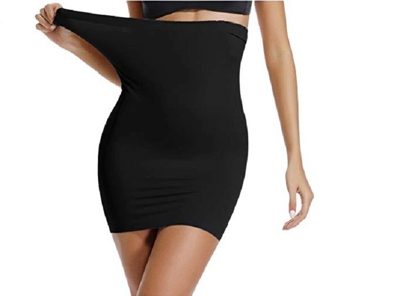 NipTuck Shapewear, Jet Black Countess Skort, High Waisted, Shapewear