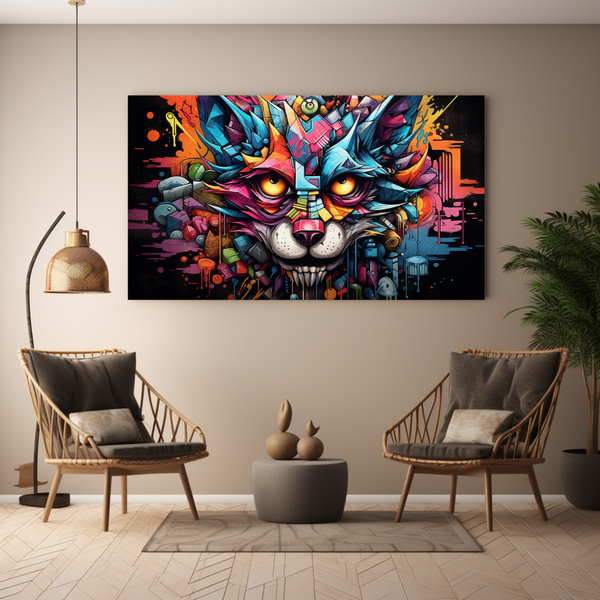 Canvas Wall Art - Comic Book Criitters - BK0158