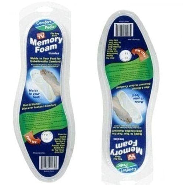 Cut-to-Fit Foam Shoe Insoles 2 Piece - Soft Comfort