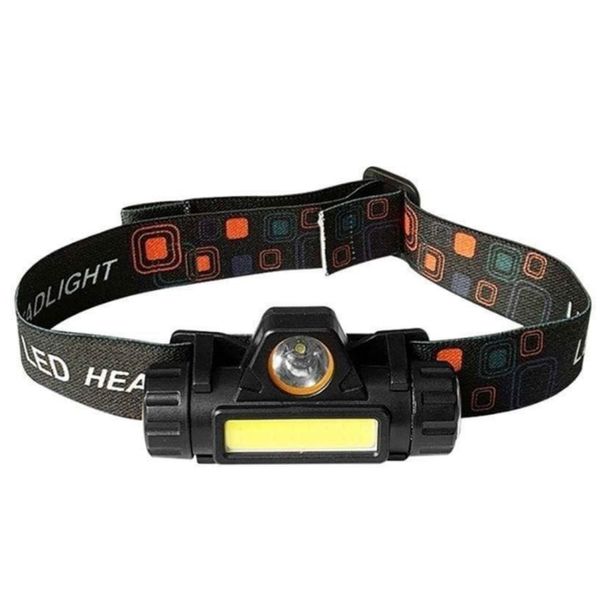 LED Magnetic USB Rechargeable COB Headlight