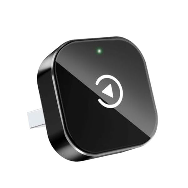 Wireless CarPlay adapter (black) compatible with iPhone and Android devices