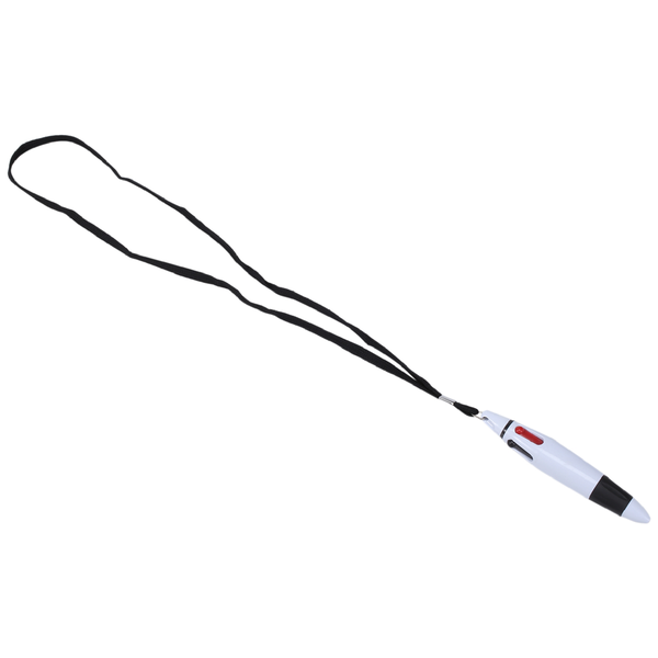 15 Pcs Retractable Pens On Lanyard Neck Pens In A Rope Shuttle Pen