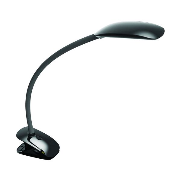 ACDC - 230VAC 6W Black Desk Lamp C/W Clip Base Cool White