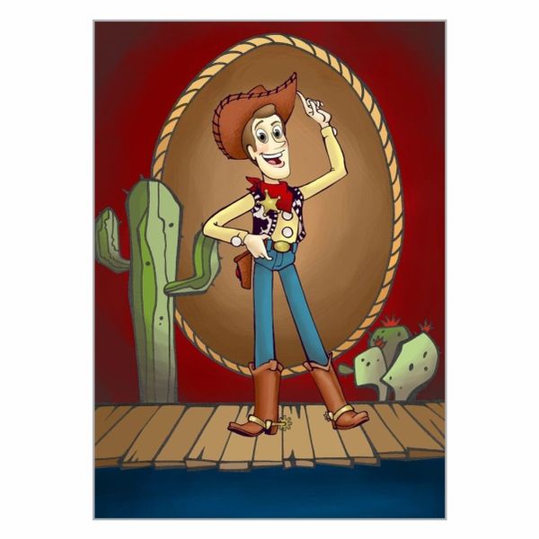 Woody On Stage Poster - A1