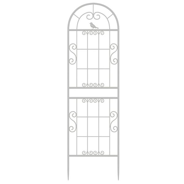 Garden Rust Resistant Metal Trellis For Climbing Plants Support - 185cm
