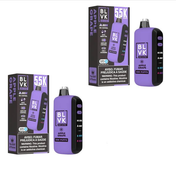 BLVK Ultra 55k Disposable Vape - Apple Grape(Pack of 2)