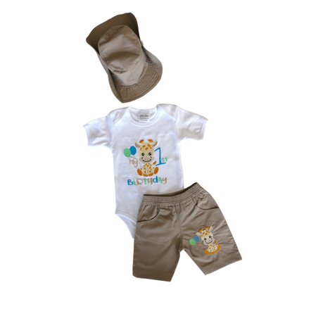 Little Leila 1st Birthday Giraffe Set Baby Boy Shop Today. Get it Tomorrow takealot