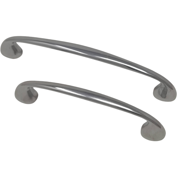 Decor Handles - Shiny Chrome Cupboard Handle - 96mm
