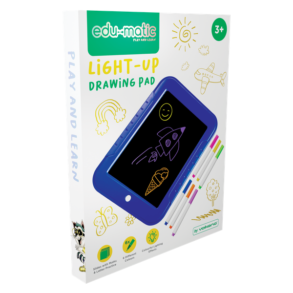 Edu-Matic Kids Light-Up Drawing Pad