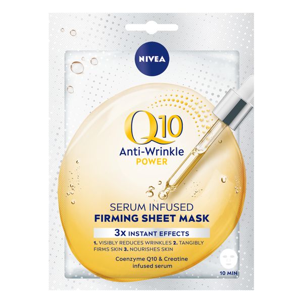 NIVEA Q10 Power Anti-Wrinkle, 1 Face Sheet Mask