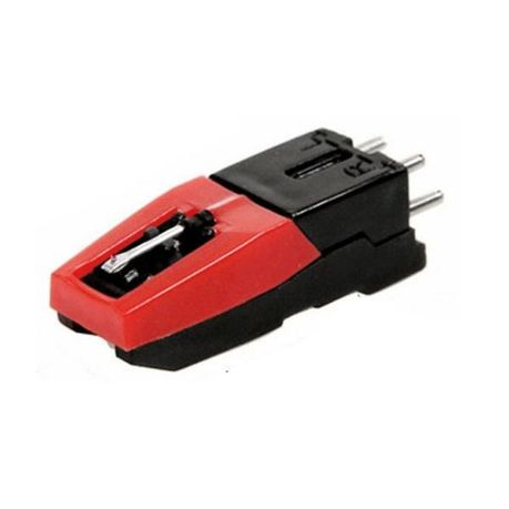 Stereo stylus Needle for Vinyl LP USB Turntable - Red & Black Image