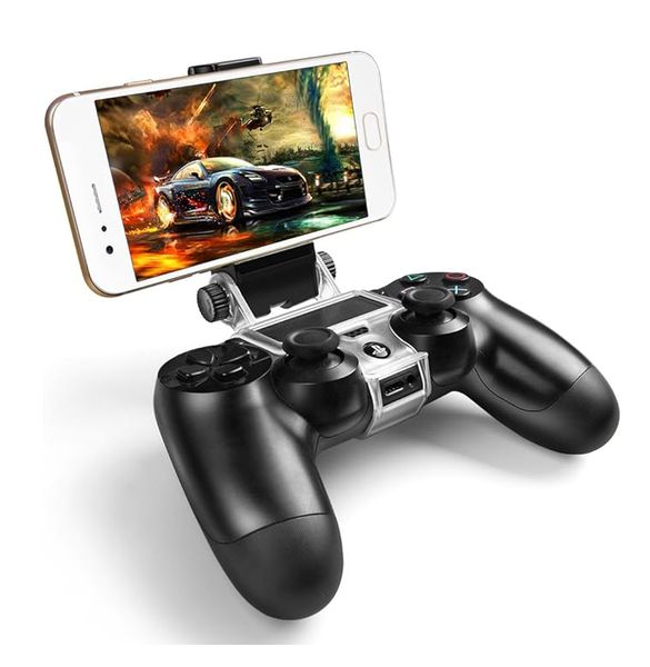 PS4 Wireless Controller Phone Clip Holder Clamp Mount Stand for PlayStation