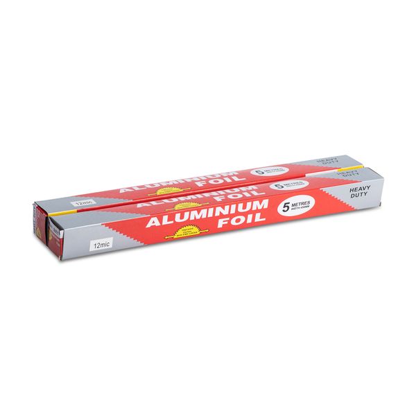 Tin Foil - Heavy Duty - Aluminium - Bakeware - 2 Pack - 5m x 450mm