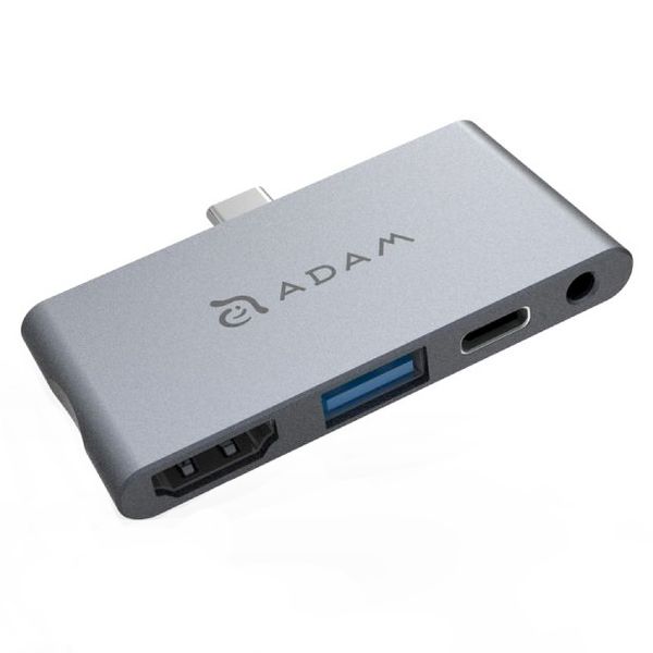 Adam Elements CASA Hub i4 USB-C 4 Port Hub For iPad (USB-C) - Space Grey