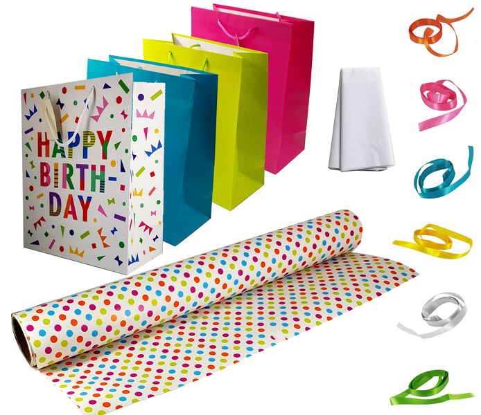 B.Moore - Gift - Wrap Kit - Colourful!