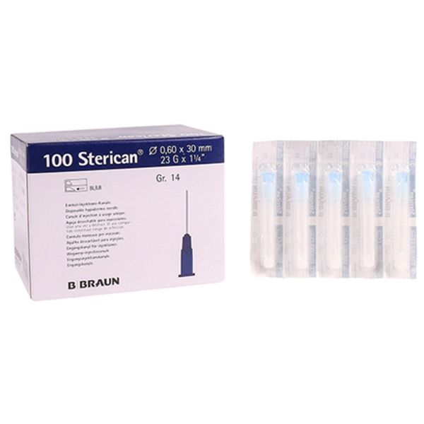 B-Braun - Needle 23g x 30mm Blue 100's