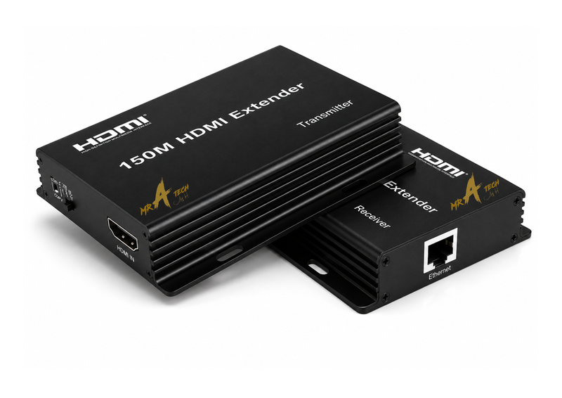 150M HDMI Extender Over Cat5e/Cat6|1080P HDMI Signal Extender &amp; IR Support