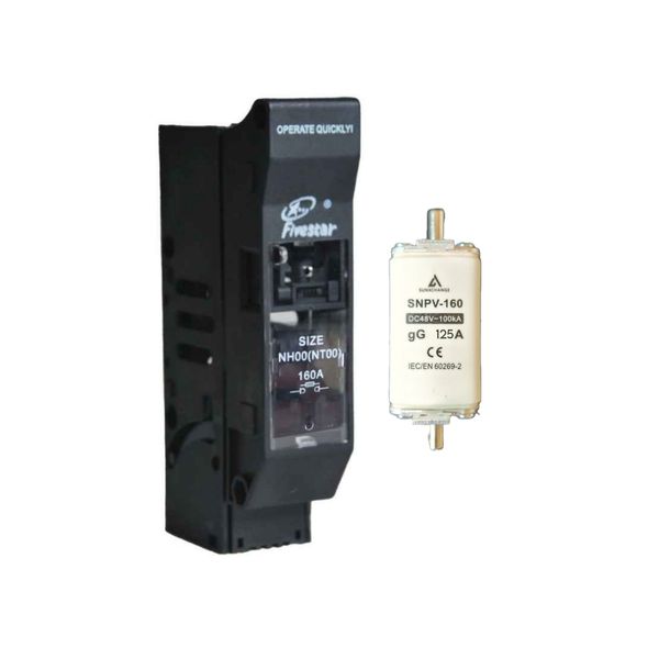 Fivestar Single Pole 10-160A Fuse Switch Disconnector + 1 Battery Fuse 125A