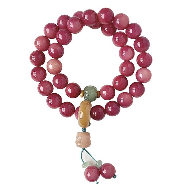 Dark Plum Bodhi Beads Bracelet