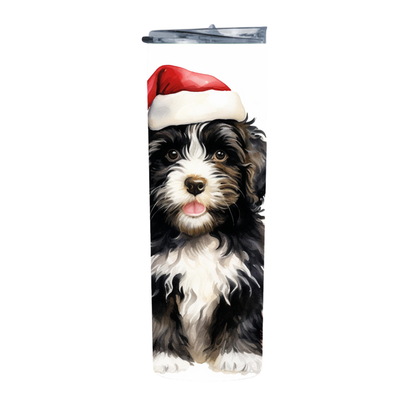 Happy Christmas Dogs 79 20 Oz Straight Skinny Tumbler 232