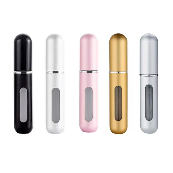 Refillable Mini Perfume Spray Bottle- 8ml Capacity - 5 Piece