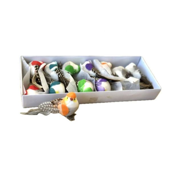 Assorted Birds 9cm Set of 12.