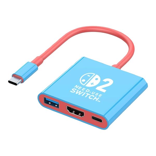 Portable 4K/60Hz Switch 2 Dock Compatible with Nintendo Switch 2