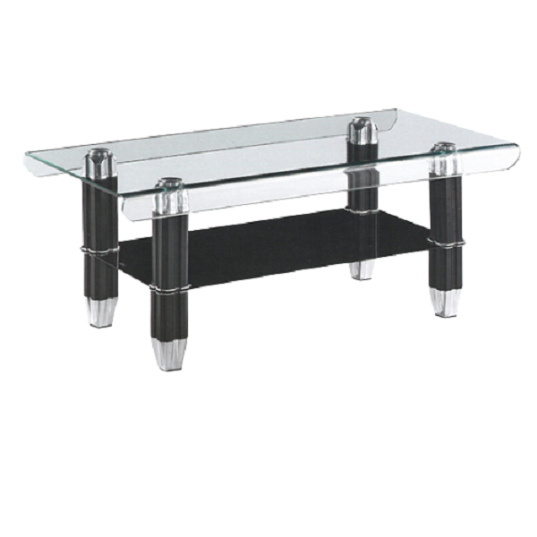 Coffee Tables Tempered Glass - Black