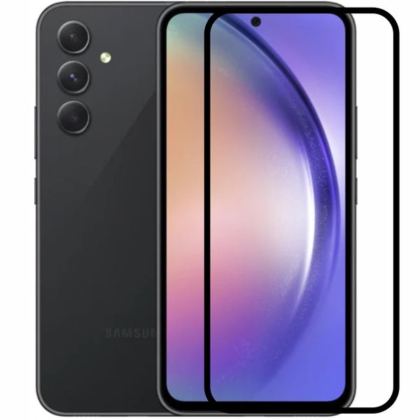 9H 5D Tempered Glass Full Screen Protector Film Compatible with Samsung Galaxy A55