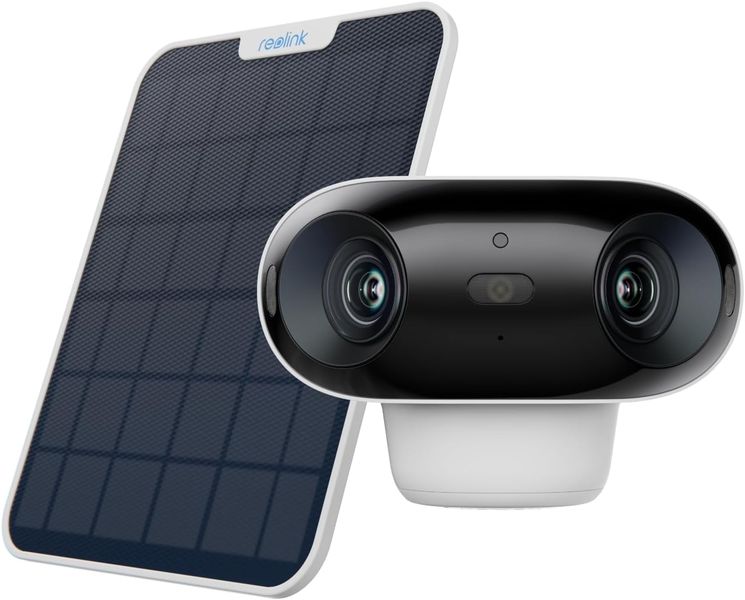 Instacam Reolink Argus 4 Pro 4K 8MP ColorX WiFi-6 Battery Camera &amp; SP Combo