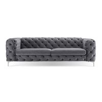 Modern Chesterfield Velvet 3 Seater Sofa