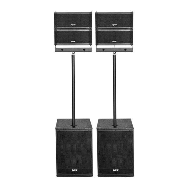 Hybrid LS18A Combo Speaker System - Compact, Lightweight Professional Audio