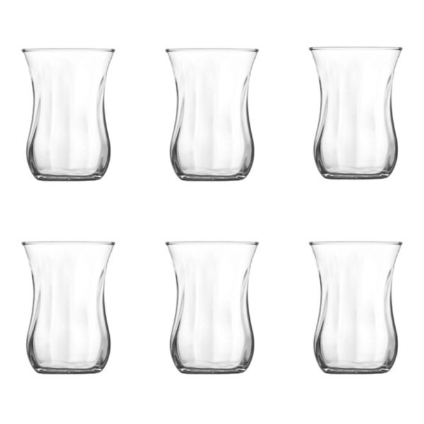 Turkish Tea Glass 90ml - Tempo - 6 Piece Set