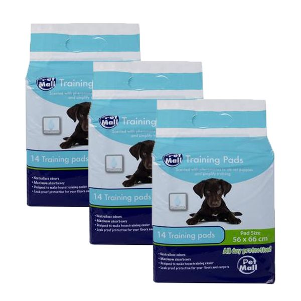 Pet Puppy Training Pad - 3 x 14 Training Pads (56 x 66cm)