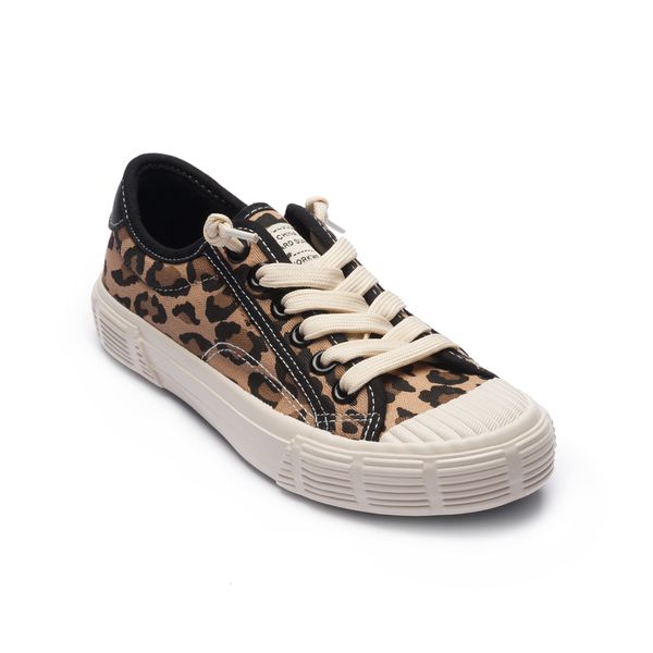 UFC Canvas Leopard Print Ladies Sneakers