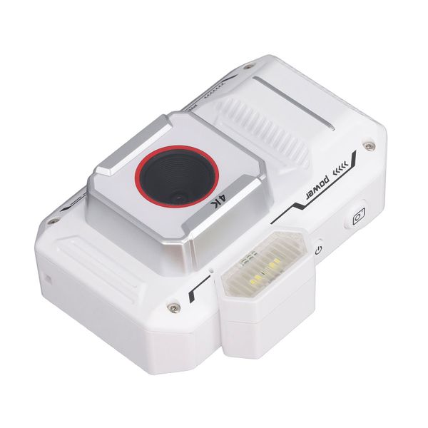 Smart 4K Digital Cam, 65MP, 18X Zoom, AF, For Home Travel, White