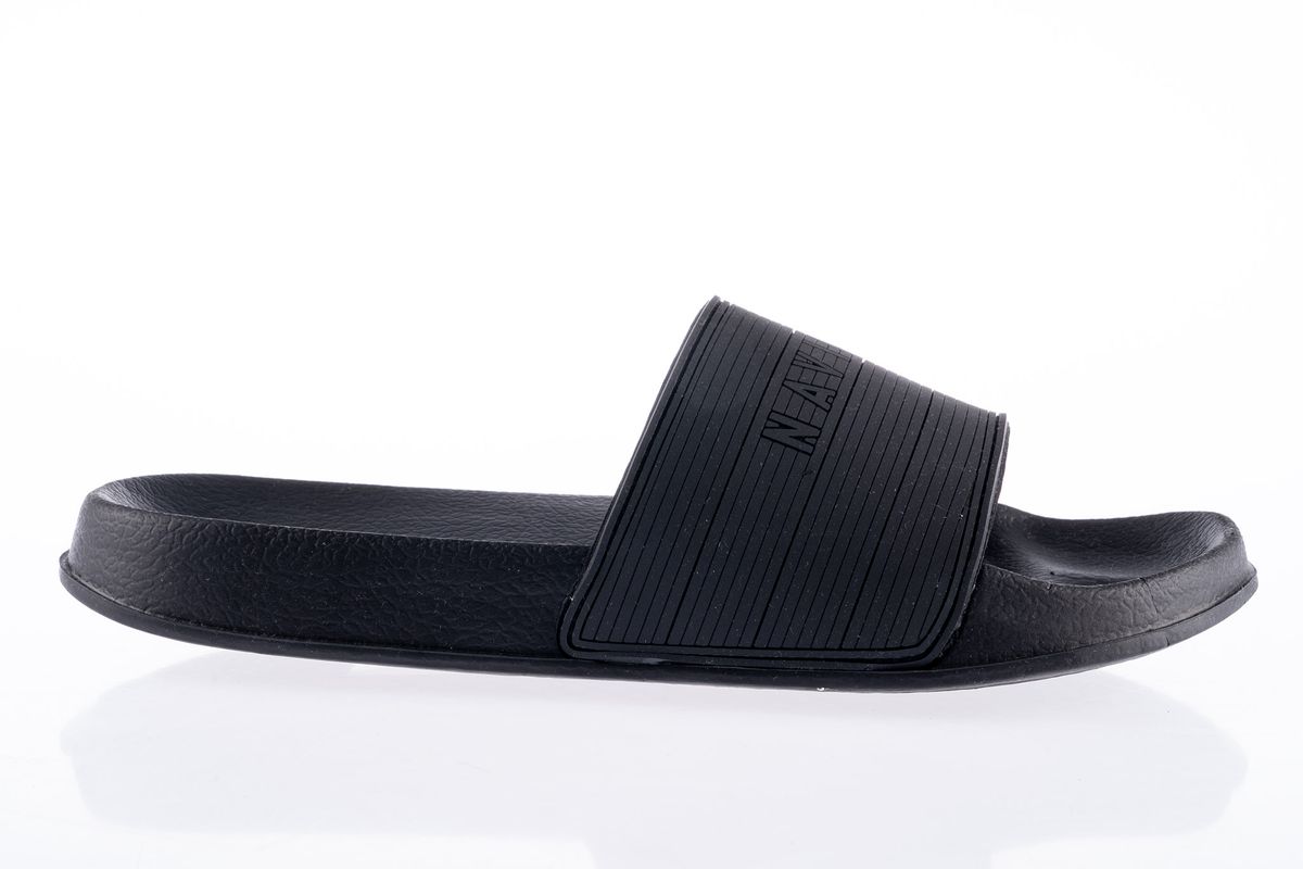 Navigare Men’s Matte Slip-On Sandals-Black | Shop Today. Get it ...